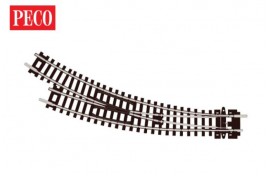 ST-44 Setrack Right Hand Curved Turnout N Gauge